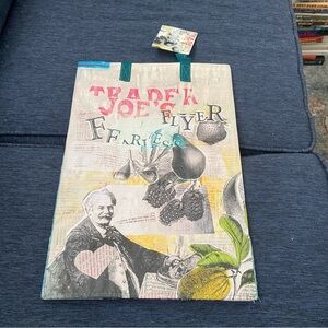Trader Joe's Colorful Reusable Bag Fearless Flyer NWT
